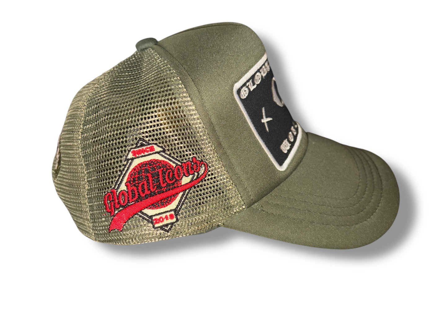 Olive GI Stamp Trucker