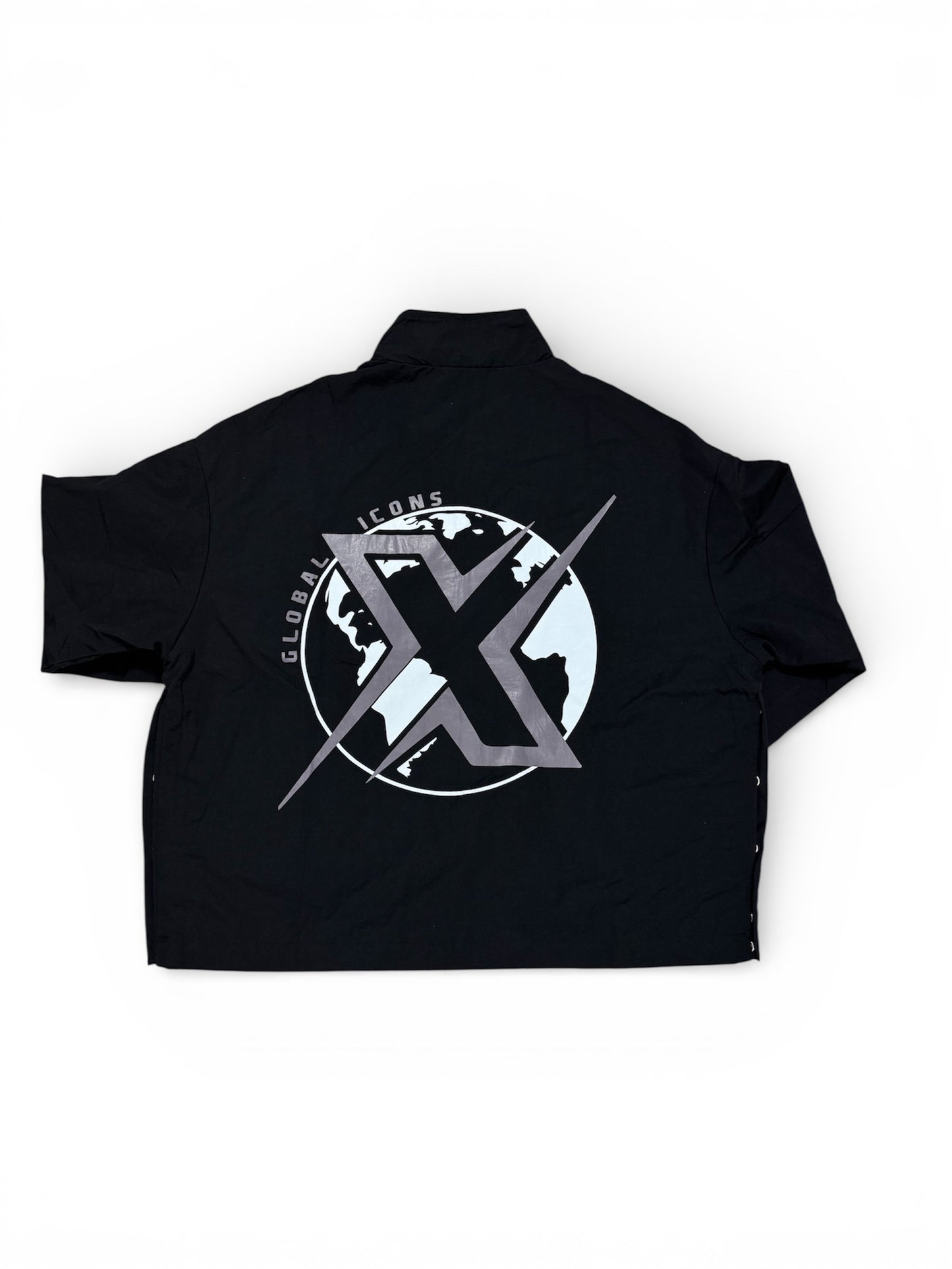 Black Nylon Quarter Zip