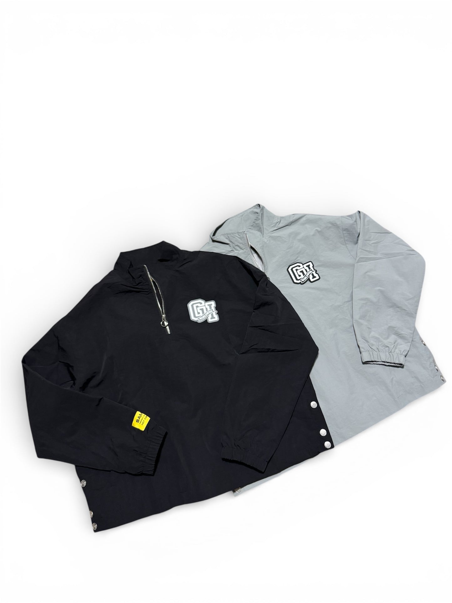 Black Nylon Quarter Zip