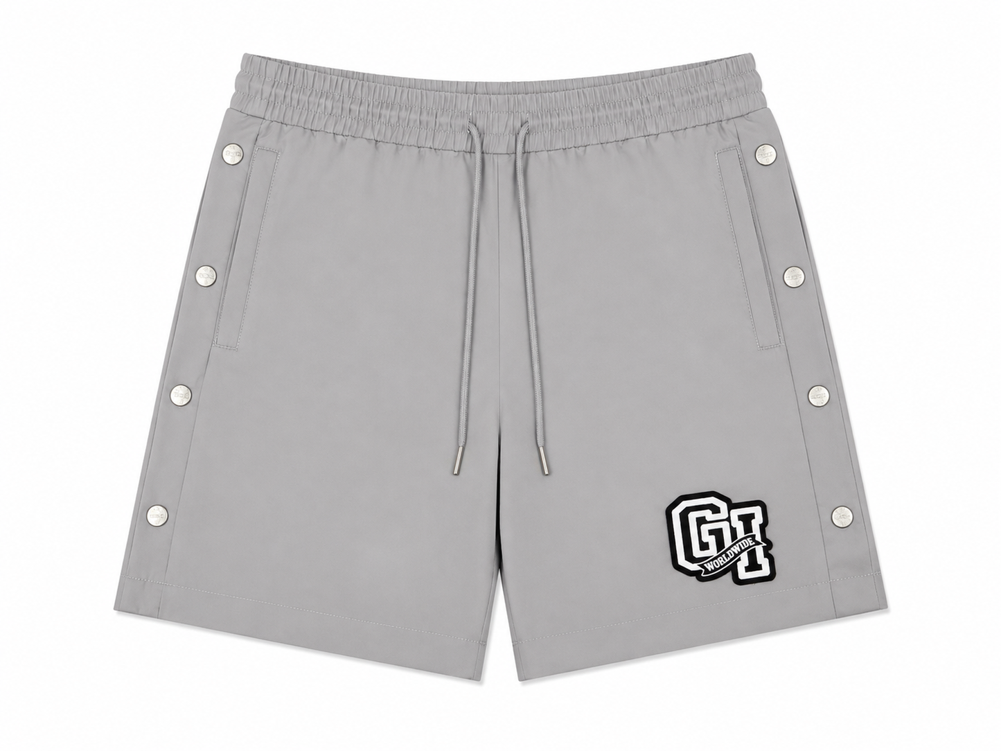 Gray Nylon Shorts