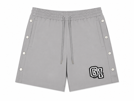 Gray Nylon Shorts