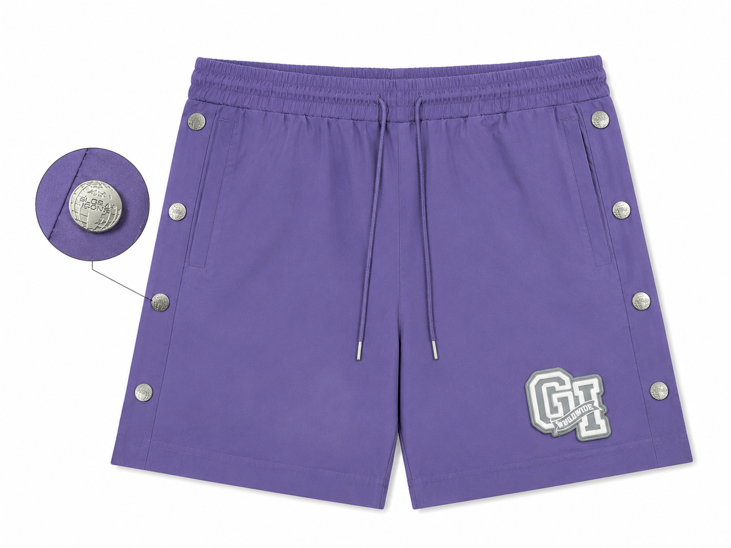 Purple Nyon Shorts